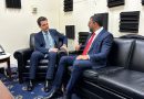 Wilson Lima pede apoio de congressistas americanos para instalação de consulado dos EUA em Manaus